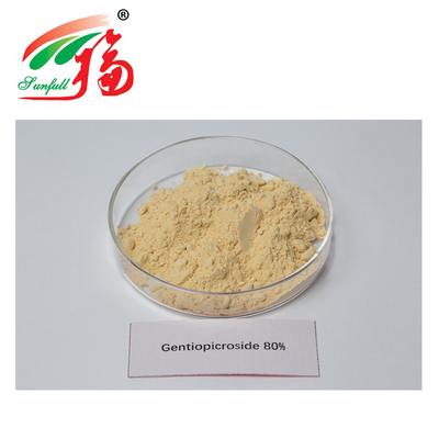 Naturalny 80% ekstrakt z goryczki wielkolistnej Gentiopicroside CAS 20831-76-9