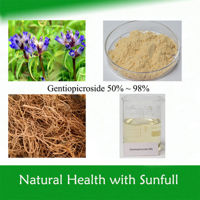 Ekstrakt Gentiana Scabra Gentiopicroside 50% - 98% Gentiopicrin CAS nr 20831-76-9 Składnik kosmetyczny