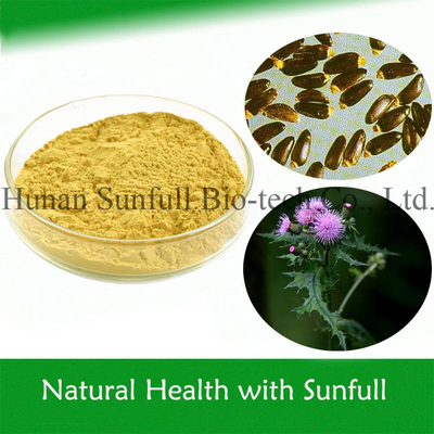 Ochrona wątroby Silybum Marianum Extract Certyfikacja ISO 80% Silymarin