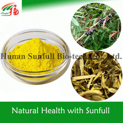 Ekstrakt antybakteryjny Berberyn hydrochloryd Żółty krystaliczny proszek z gatunku Berberis (Barberry) z numerem CAS 633-65-8